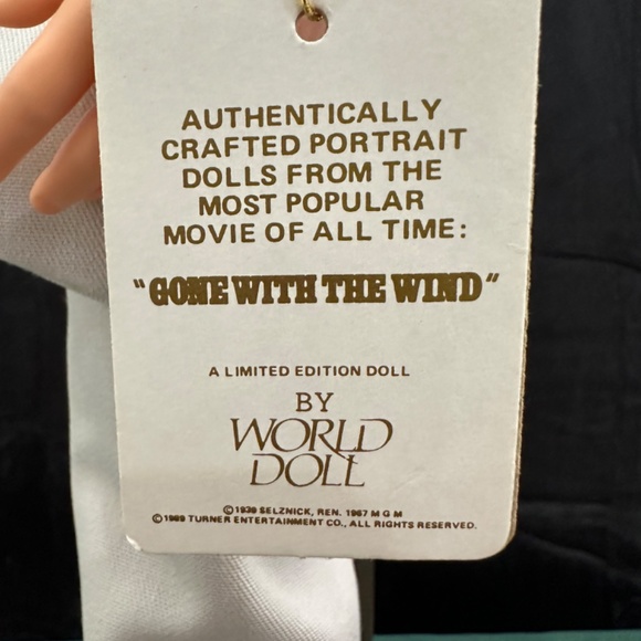World Doll, 21” Rhett Butler/;Clark Gable from “ Gone with the Wind.Doll - Picture 5 of 8